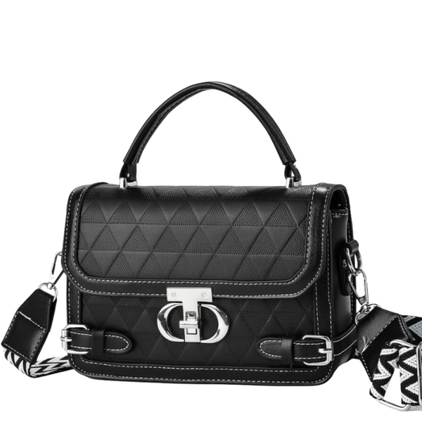 Lock Style Satchel